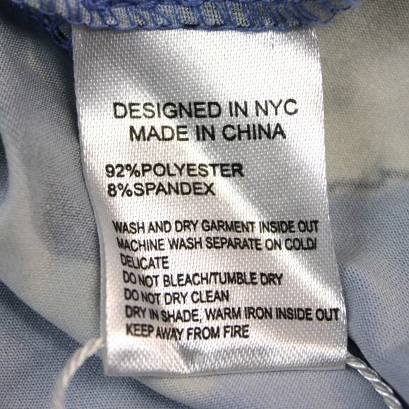 NEW Yumi Kim Maternity XL Hold Tight Dress Wonderful Life Blue Floral Stretchy - Picture 9 of 14